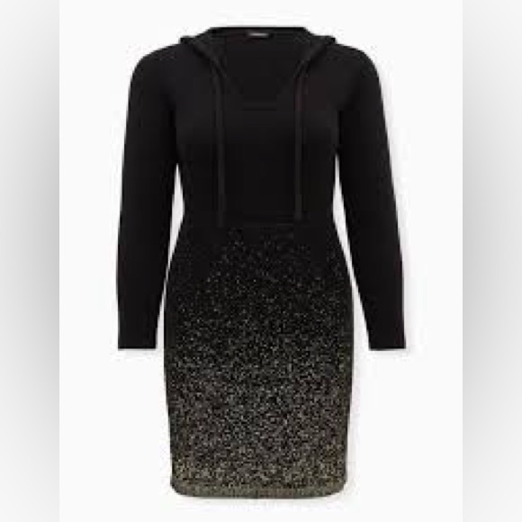 TORRID HOODIE SWEATER DRESS SIZE 2 🖤✨ - Picture 4 of 7
